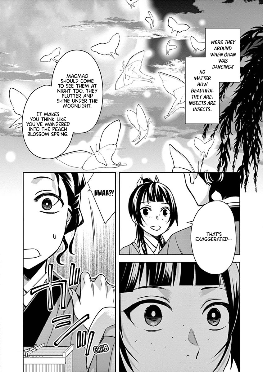 Kusuriya no Hitorigoto - Maomao no Koukyuu Nazotoki Techou Chapter 37 page 34 - Chapter 37: The Moon Spirit (1)
