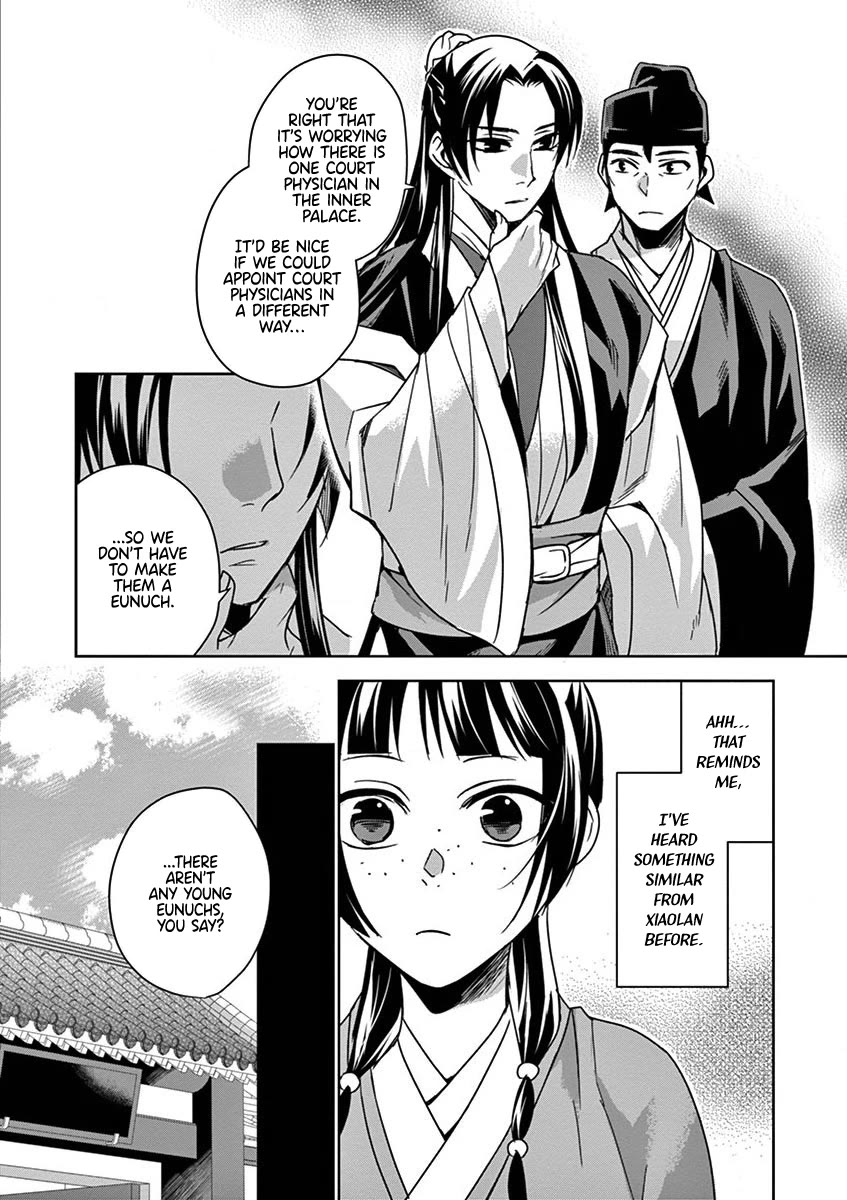 Kusuriya no Hitorigoto - Maomao no Koukyuu Nazotoki Techou Chapter 39 page 24 - Chapter 39: The Clinic