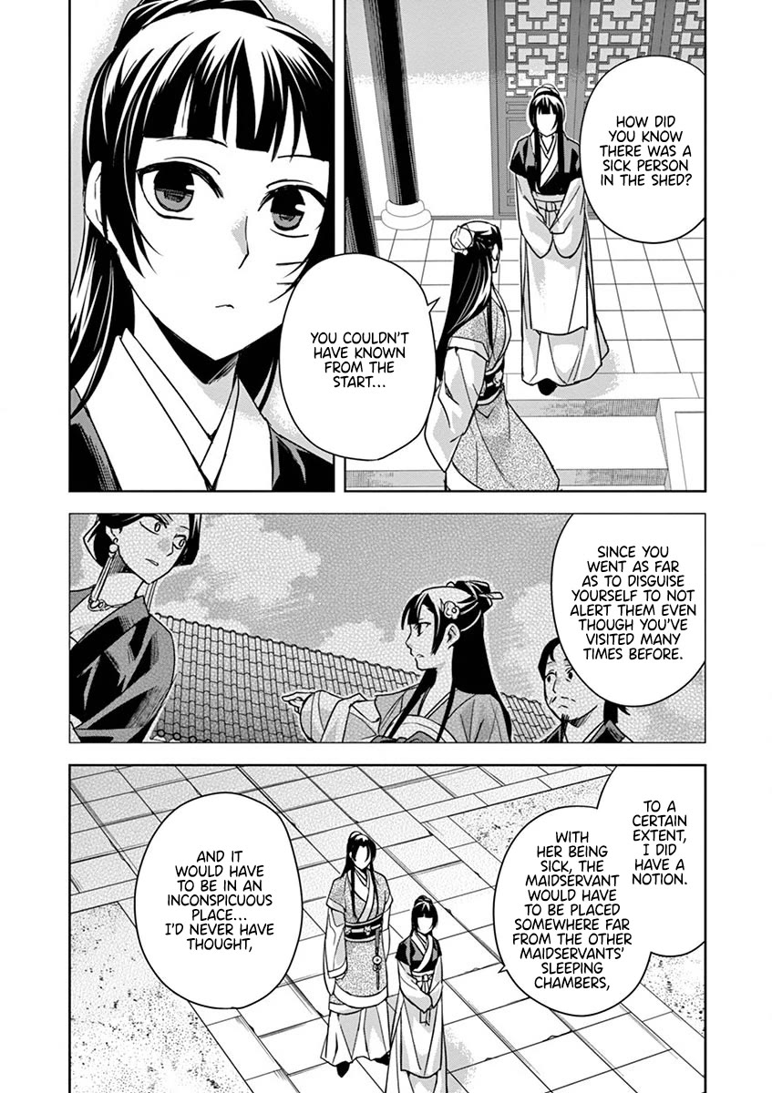 Kusuriya no Hitorigoto - Maomao no Koukyuu Nazotoki Techou Chapter 41 page 32 - Chapter 41: The Crystal Palace, Take Three (2)