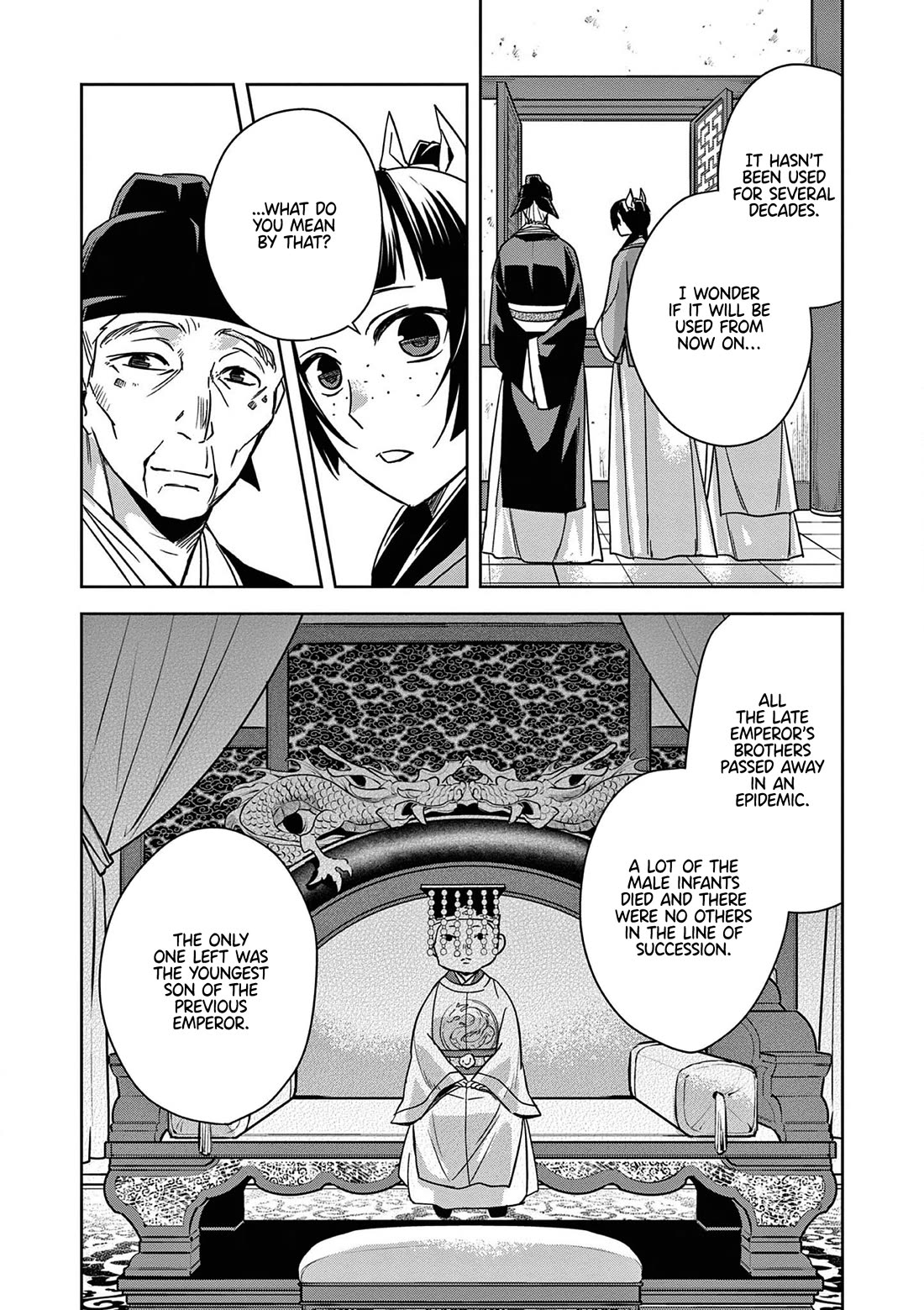 Kusuriya no Hitorigoto - Maomao no Koukyuu Nazotoki Techou Chapter 42 page 18 - Chapter 42: Shrine of Selection (1)