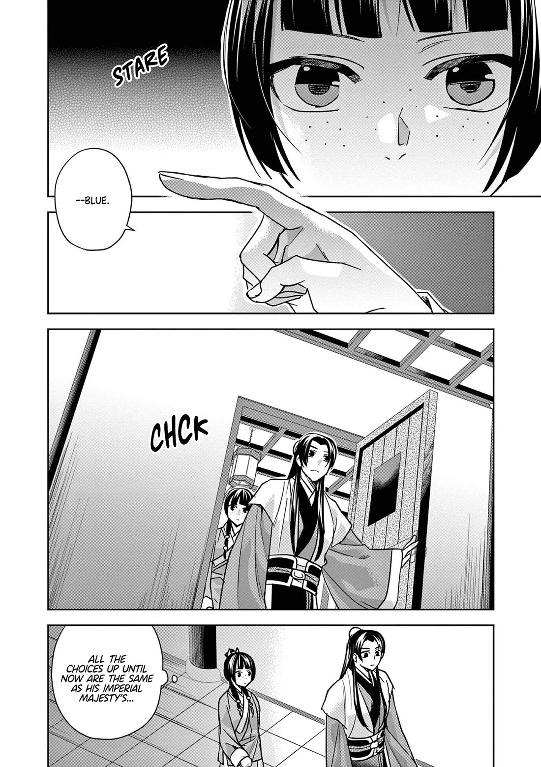 Kusuriya no Hitorigoto - Maomao no Koukyuu Nazotoki Techou Chapter 43 page 14 - Chapter 43: Shrine of Selection (2)