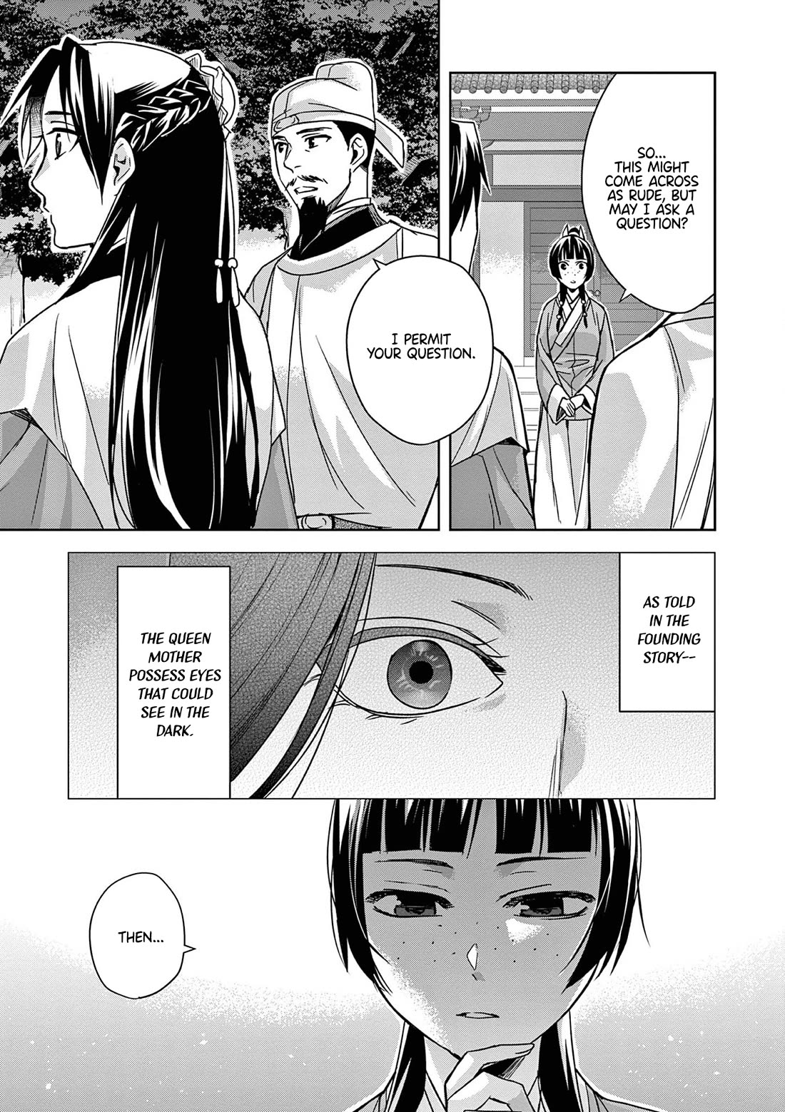 Kusuriya no Hitorigoto - Maomao no Koukyuu Nazotoki Techou Chapter 43 page 5 - Chapter 43: Shrine of Selection (2)