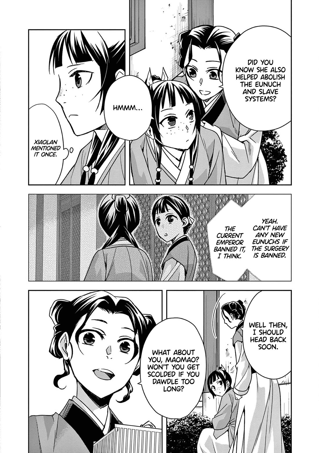 Kusuriya no Hitorigoto - Maomao no Koukyuu Nazotoki Techou Chapter 44 page 22 - Chapter 44: The Empress Dowager