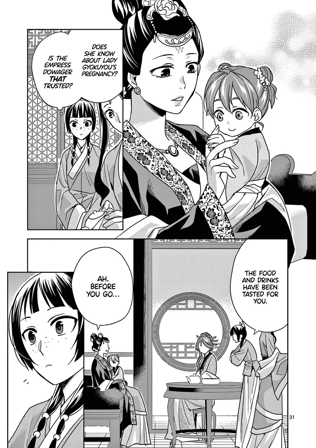 Kusuriya no Hitorigoto - Maomao no Koukyuu Nazotoki Techou Chapter 44 page 29 - Chapter 44: The Empress Dowager