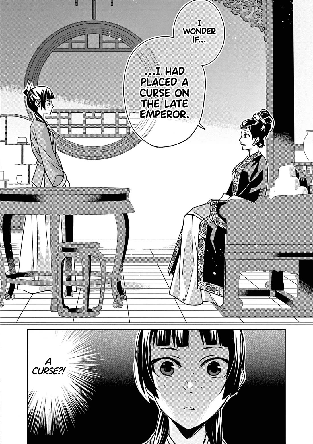 Kusuriya no Hitorigoto - Maomao no Koukyuu Nazotoki Techou Chapter 44 page 34 - Chapter 44: The Empress Dowager