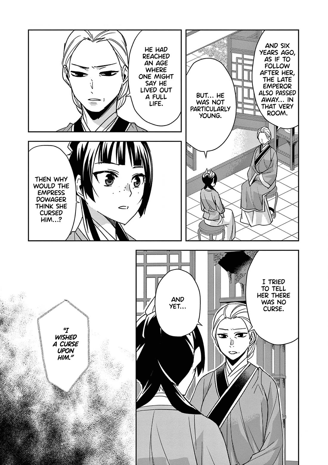 Kusuriya no Hitorigoto - Maomao no Koukyuu Nazotoki Techou Chapter 45 page 17 - Chapter 45: The Late Emperor