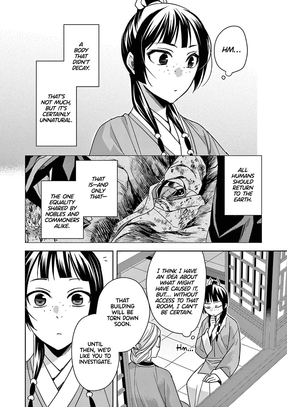 Kusuriya no Hitorigoto - Maomao no Koukyuu Nazotoki Techou Chapter 45 page 22 - Chapter 45: The Late Emperor