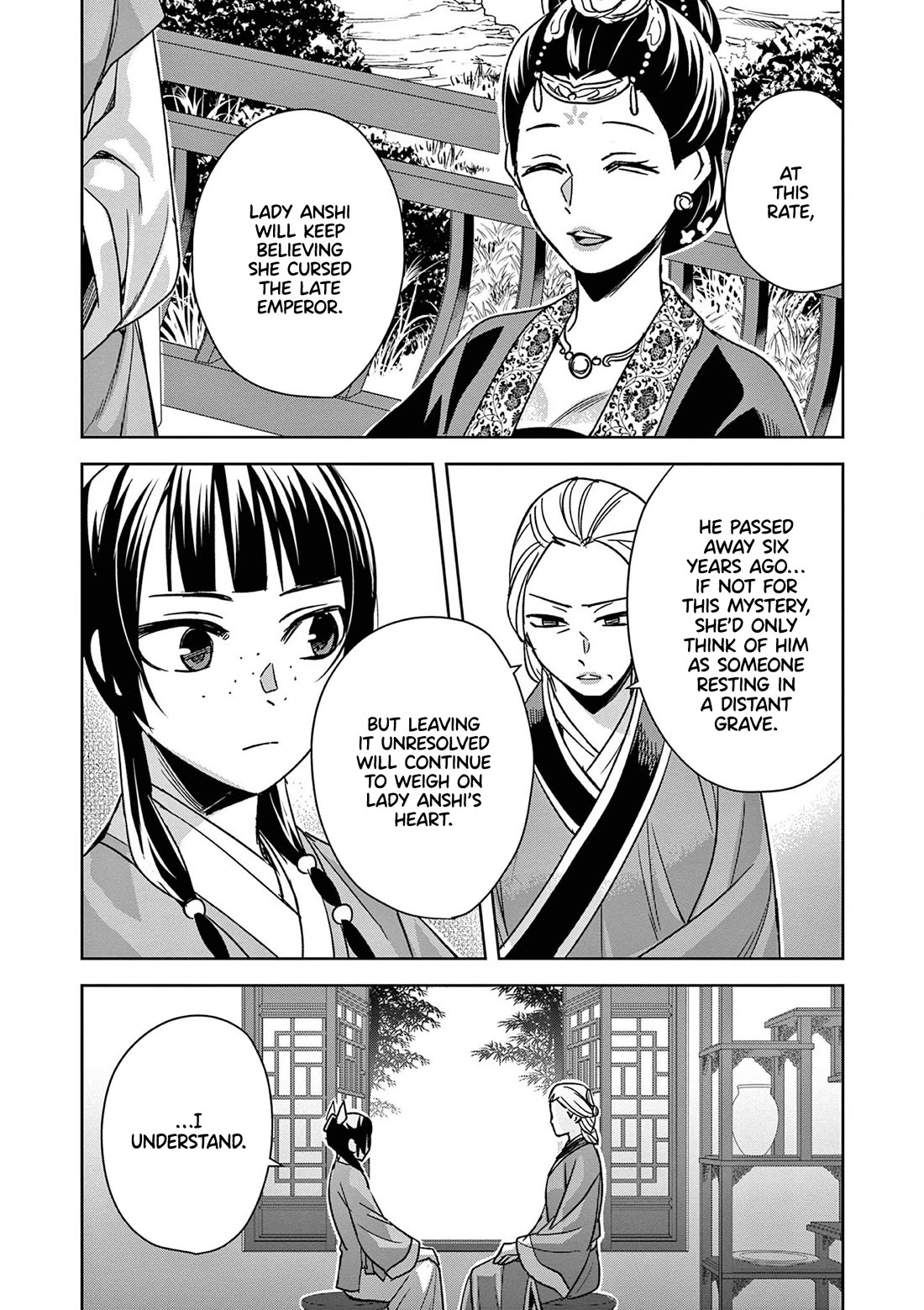 Kusuriya no Hitorigoto - Maomao no Koukyuu Nazotoki Techou Chapter 45 page 23 - Chapter 45: The Late Emperor