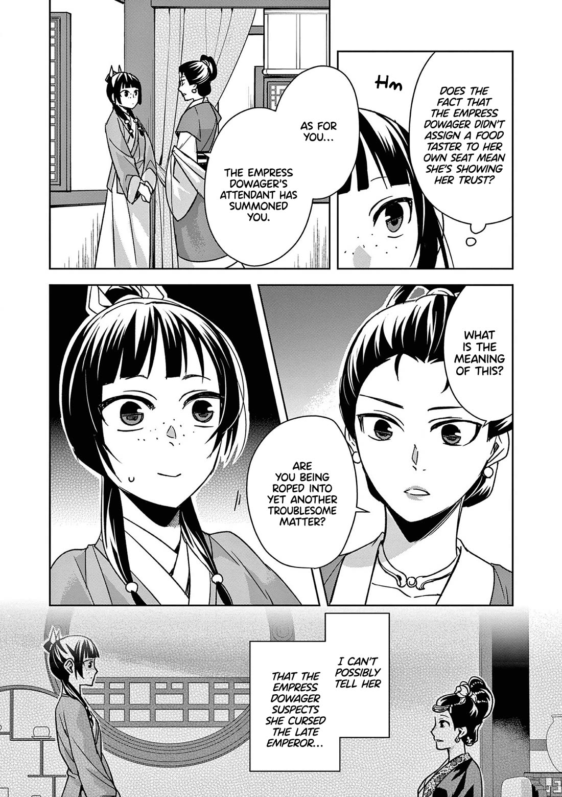 Kusuriya no Hitorigoto - Maomao no Koukyuu Nazotoki Techou Chapter 45 page 9 - Chapter 45: The Late Emperor