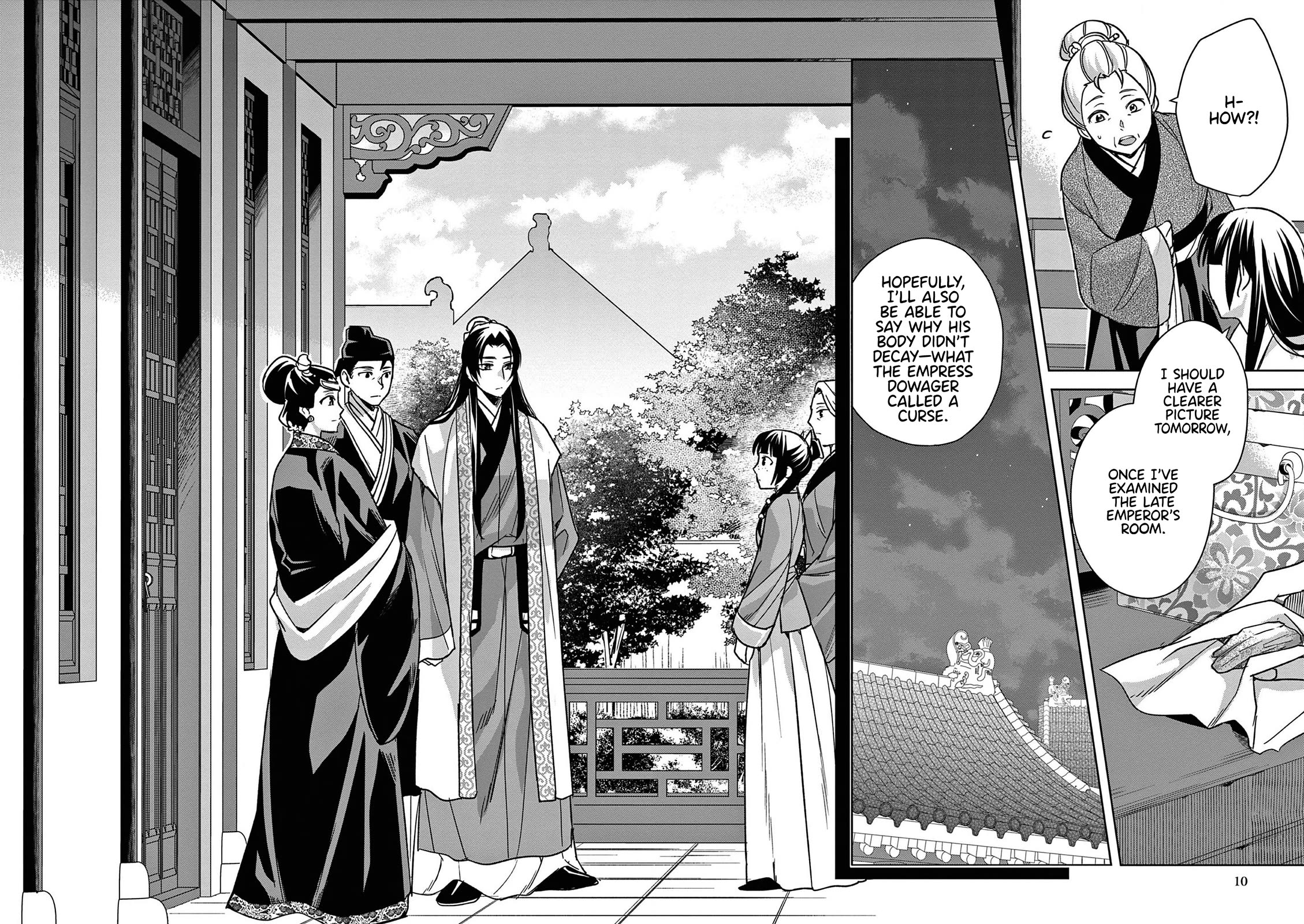Kusuriya no Hitorigoto - Maomao no Koukyuu Nazotoki Techou Chapter 46 page 10 - Chapter 46: The Late Emperor's Secret