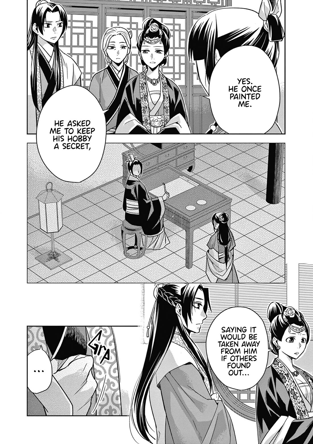 Kusuriya no Hitorigoto - Maomao no Koukyuu Nazotoki Techou Chapter 46 page 13 - Chapter 46: The Late Emperor's Secret