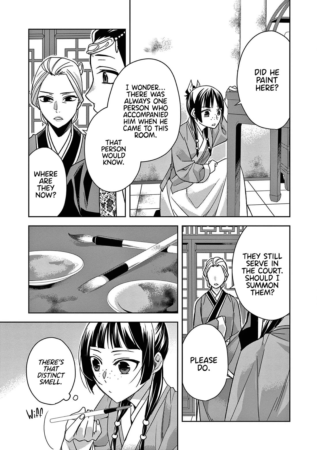 Kusuriya no Hitorigoto - Maomao no Koukyuu Nazotoki Techou Chapter 46 page 14 - Chapter 46: The Late Emperor's Secret