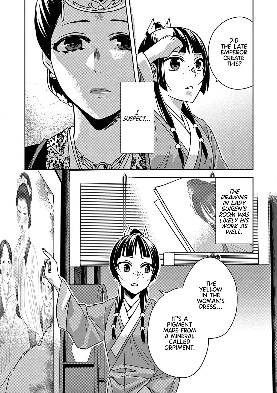 Kusuriya no Hitorigoto - Maomao no Koukyuu Nazotoki Techou Chapter 46 page 21 - Chapter 46: The Late Emperor's Secret