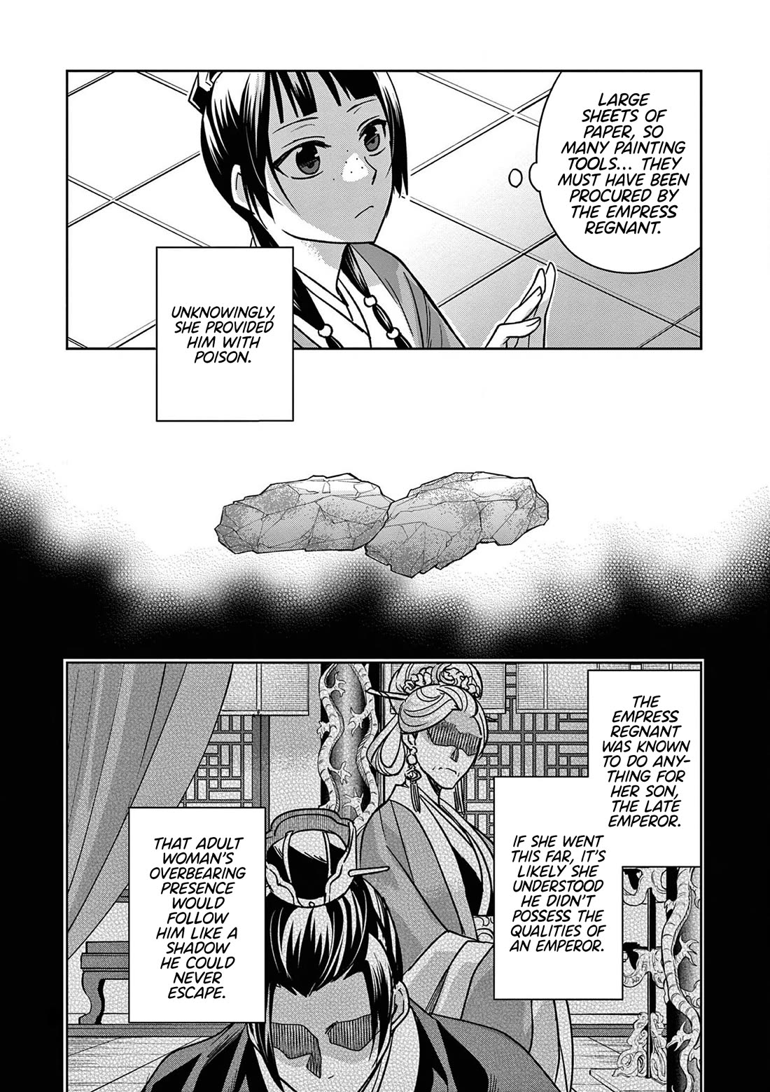 Kusuriya no Hitorigoto - Maomao no Koukyuu Nazotoki Techou Chapter 46 page 24 - Chapter 46: The Late Emperor's Secret