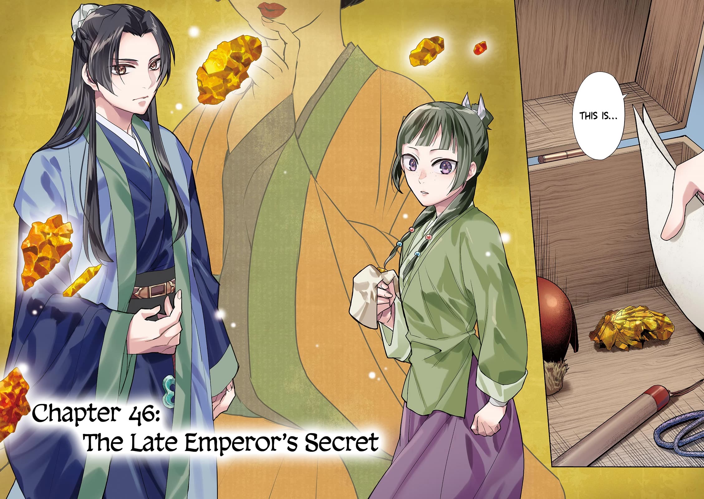 Kusuriya no Hitorigoto - Maomao no Koukyuu Nazotoki Techou Chapter 46 page 3 - Chapter 46: The Late Emperor's Secret