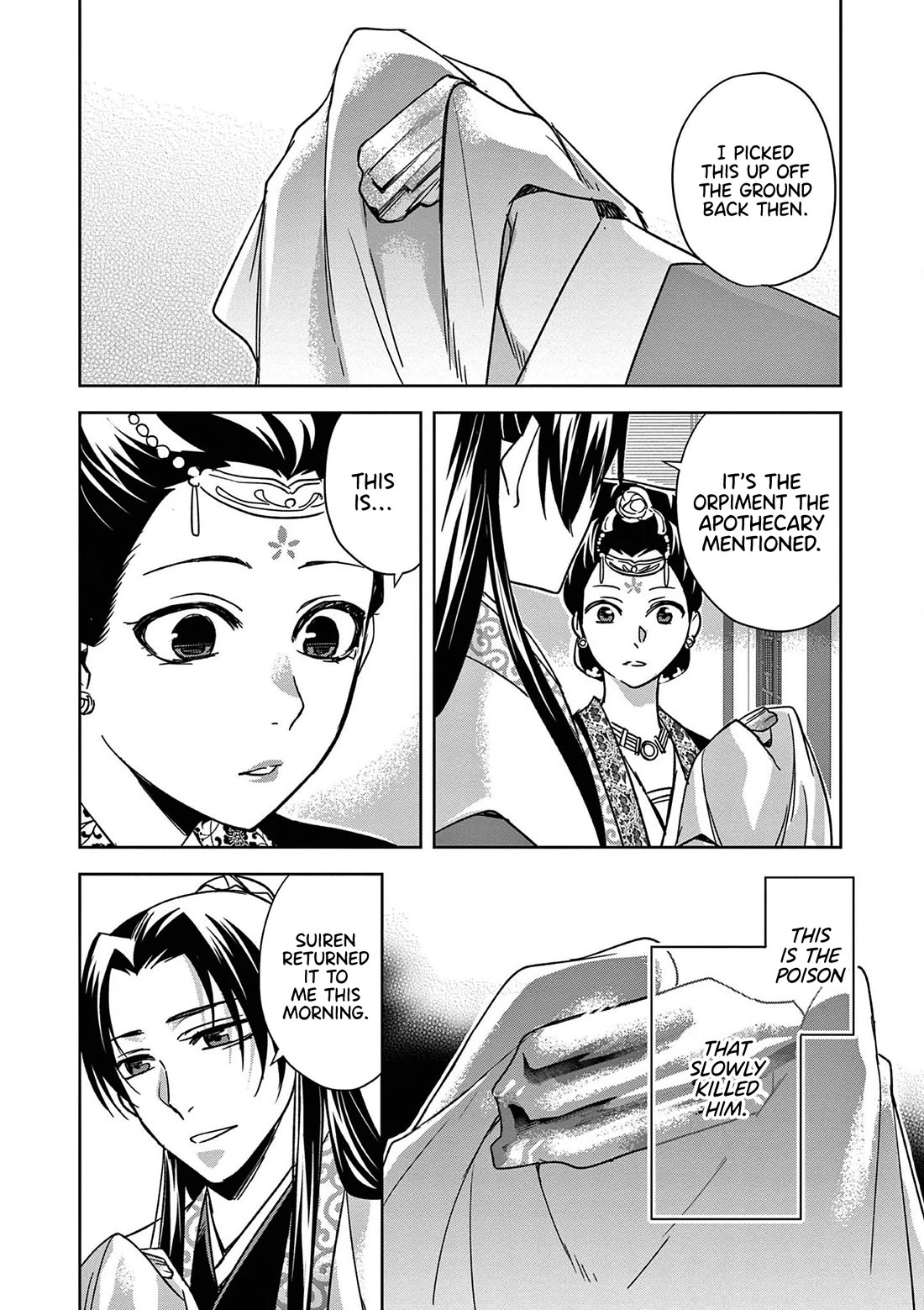 Kusuriya no Hitorigoto - Maomao no Koukyuu Nazotoki Techou Chapter 47 page 15 - Chapter 47: The Woman In Yellow
