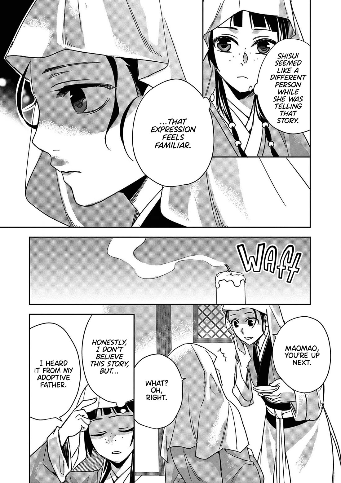 Kusuriya no Hitorigoto - Maomao no Koukyuu Nazotoki Techou Chapter 48 page 21 - Chapter 48: Ghost Stories