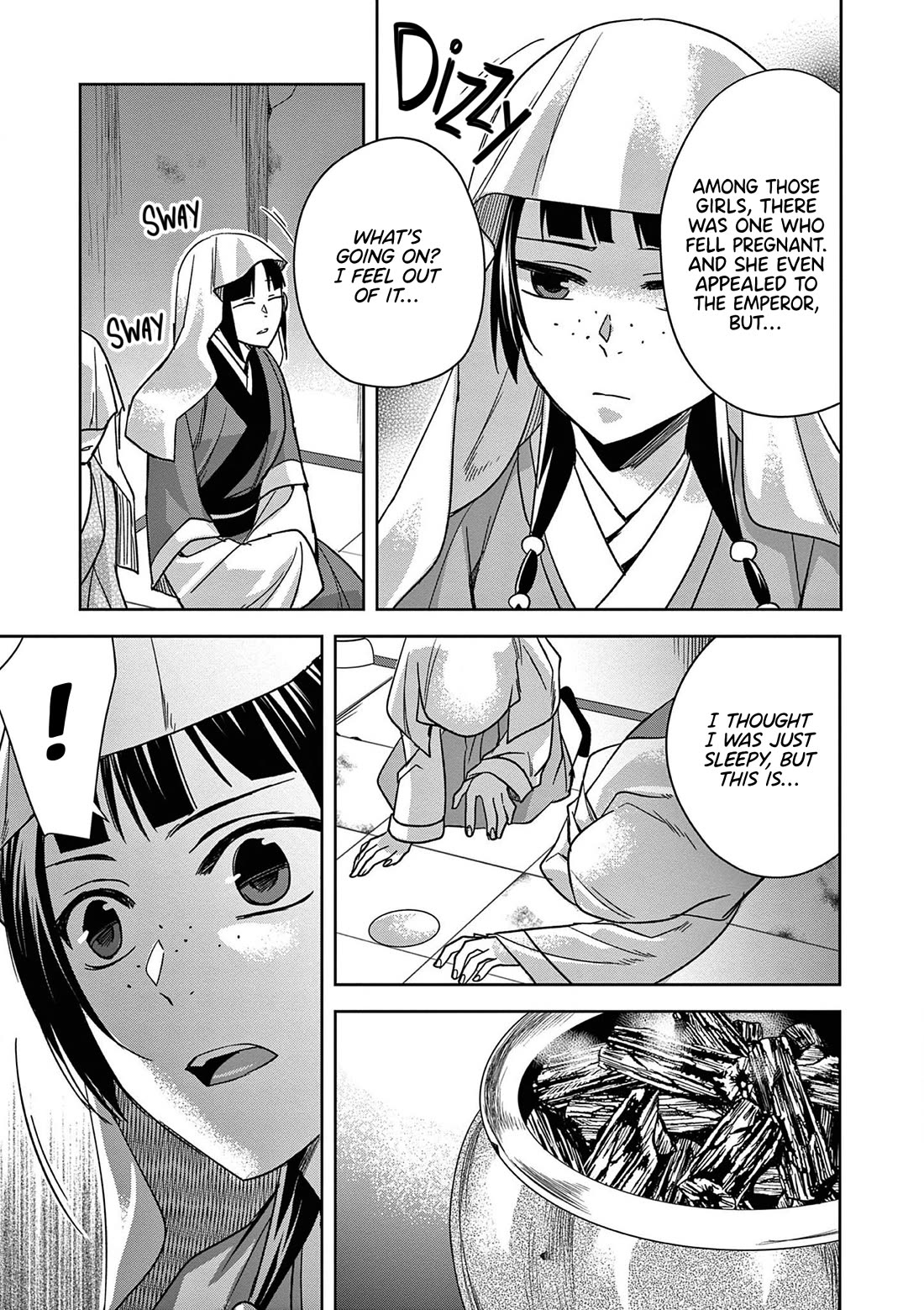Kusuriya no Hitorigoto - Maomao no Koukyuu Nazotoki Techou Chapter 48 page 25 - Chapter 48: Ghost Stories
