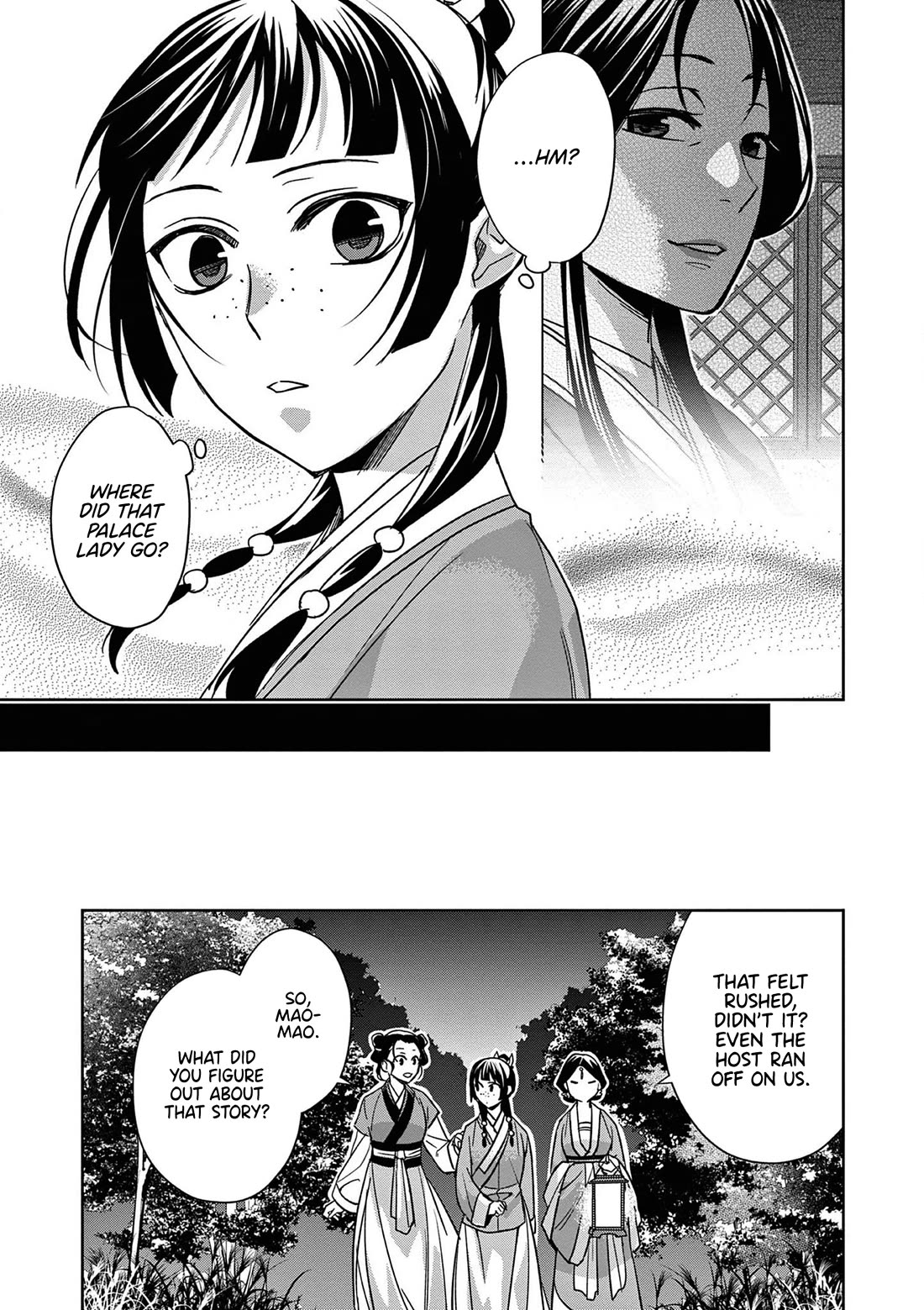 Kusuriya no Hitorigoto - Maomao no Koukyuu Nazotoki Techou Chapter 48 page 29 - Chapter 48: Ghost Stories