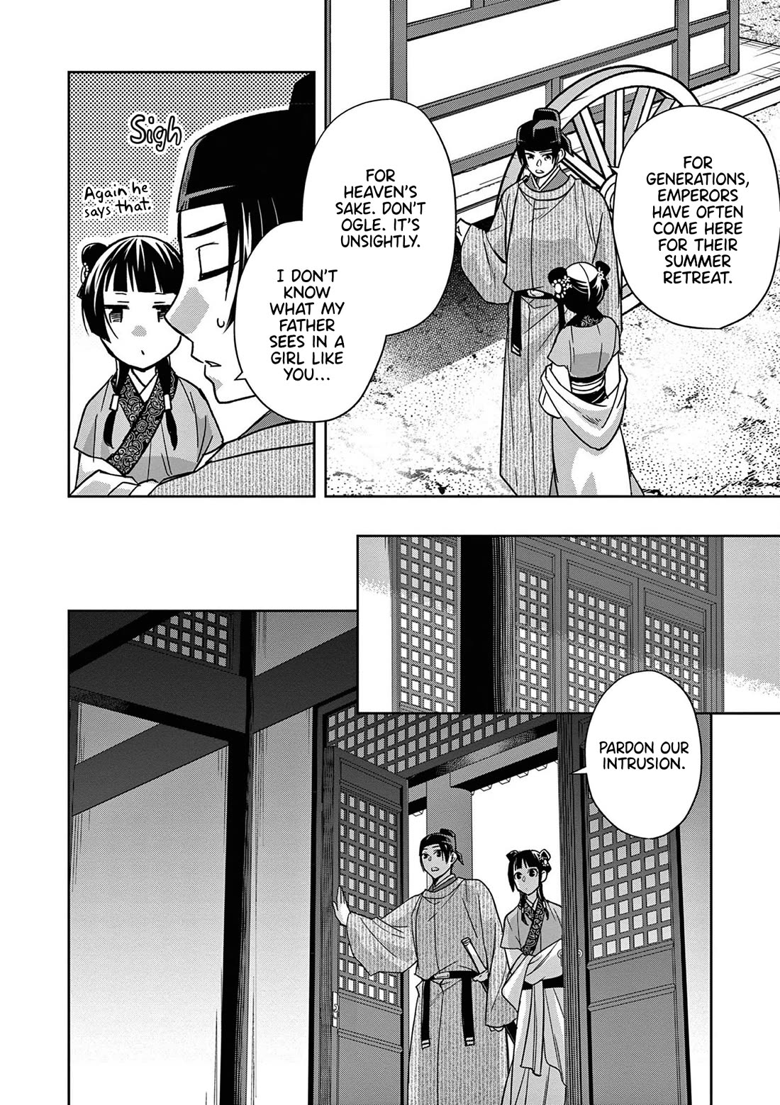 Kusuriya no Hitorigoto - Maomao no Koukyuu Nazotoki Techou Chapter 49 page 18 - Chapter 49: Summer Retreat