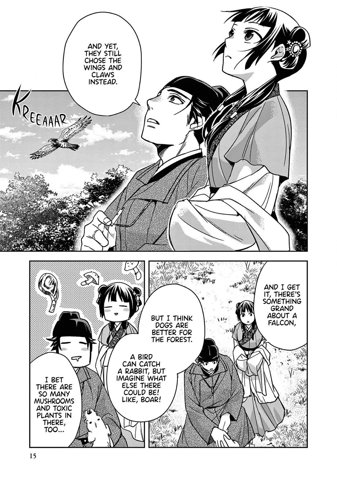 Kusuriya no Hitorigoto - Maomao no Koukyuu Nazotoki Techou Chapter 50 page 15 - Chapter 50: The Hunt