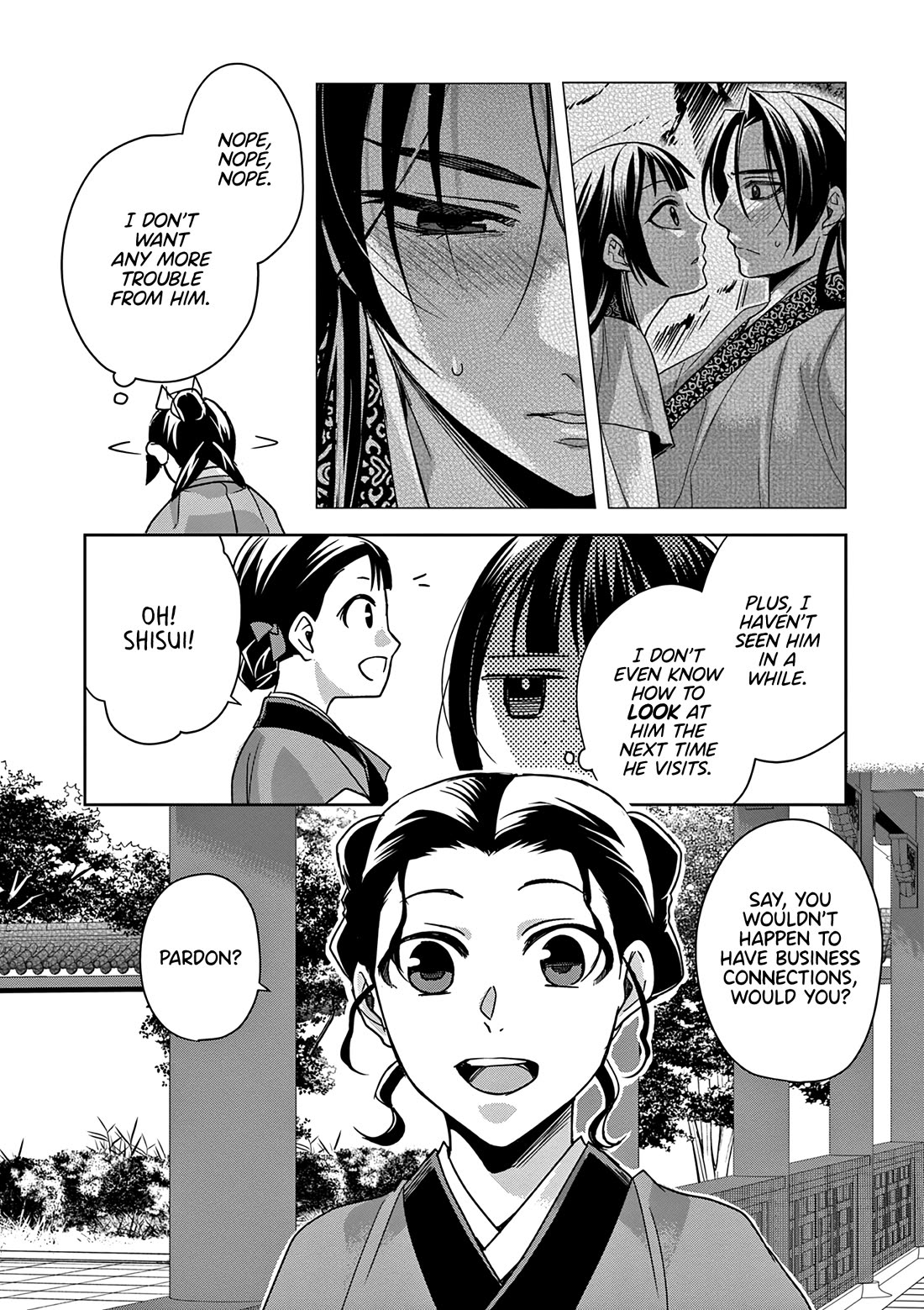 Kusuriya no Hitorigoto - Maomao no Koukyuu Nazotoki Techou Chapter 54 page 13 - Chapter 54: The Bathhouse