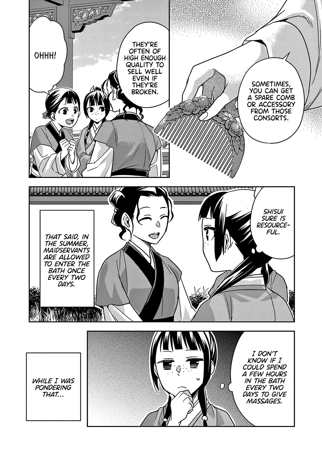 Kusuriya no Hitorigoto - Maomao no Koukyuu Nazotoki Techou Chapter 54 page 28 - Chapter 54: The Bathhouse