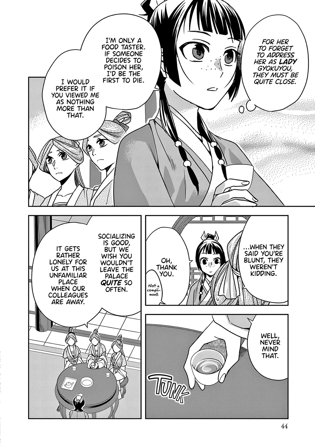 Kusuriya no Hitorigoto - Maomao no Koukyuu Nazotoki Techou Chapter 55 page 4 - Chapter 55: Seki'u