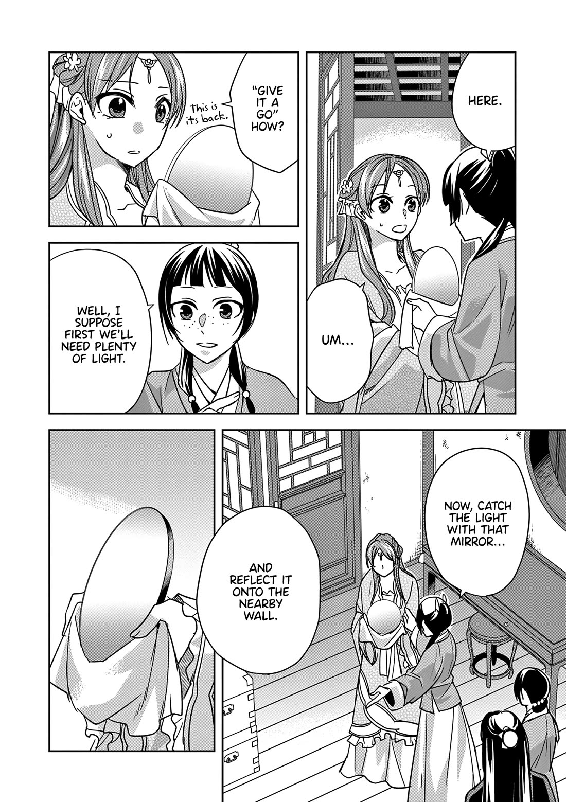Kusuriya no Hitorigoto - Maomao no Koukyuu Nazotoki Techou Chapter 56 page 18 - Chapter 56: The Dancing Ghost