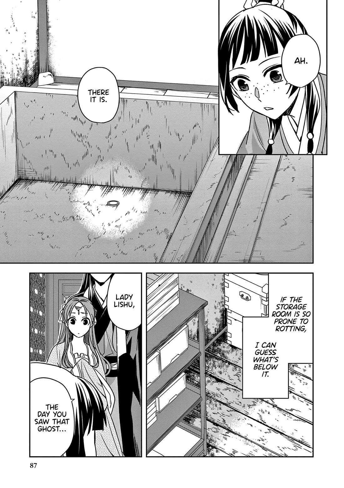 Kusuriya no Hitorigoto - Maomao no Koukyuu Nazotoki Techou Chapter 56 page 9 - Chapter 56: The Dancing Ghost