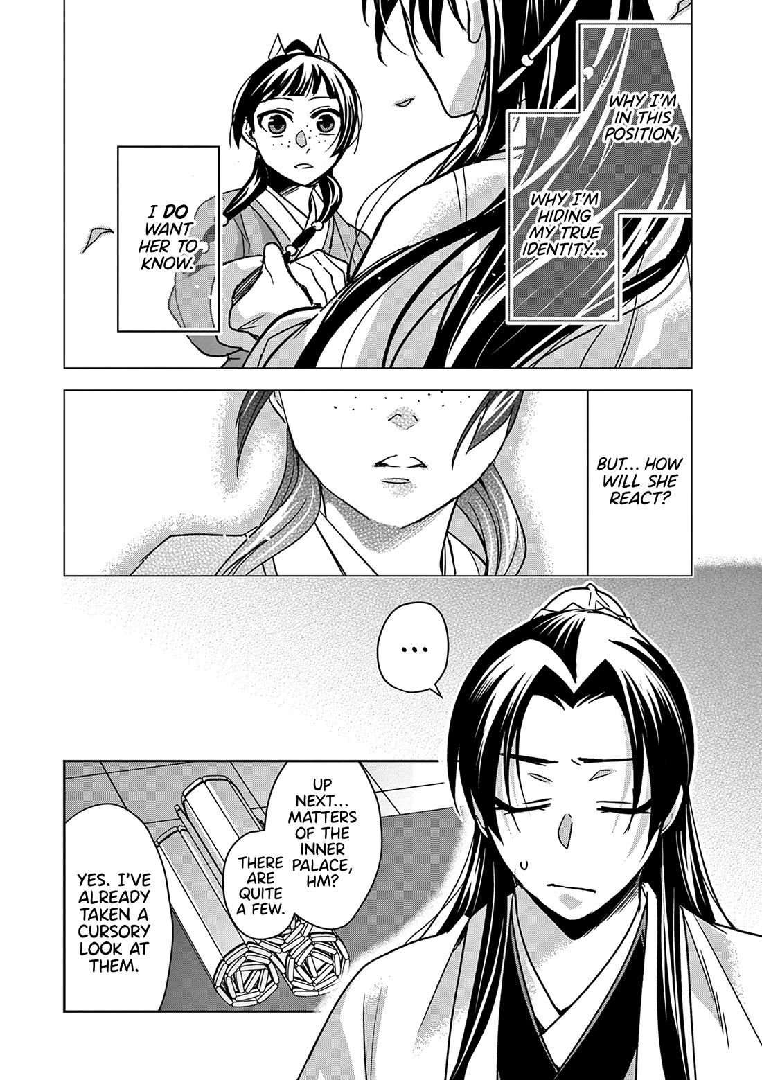 Kusuriya no Hitorigoto - Maomao no Koukyuu Nazotoki Techou Chapter 57 page 12 - Chapter 57: The Rumored Eunuch