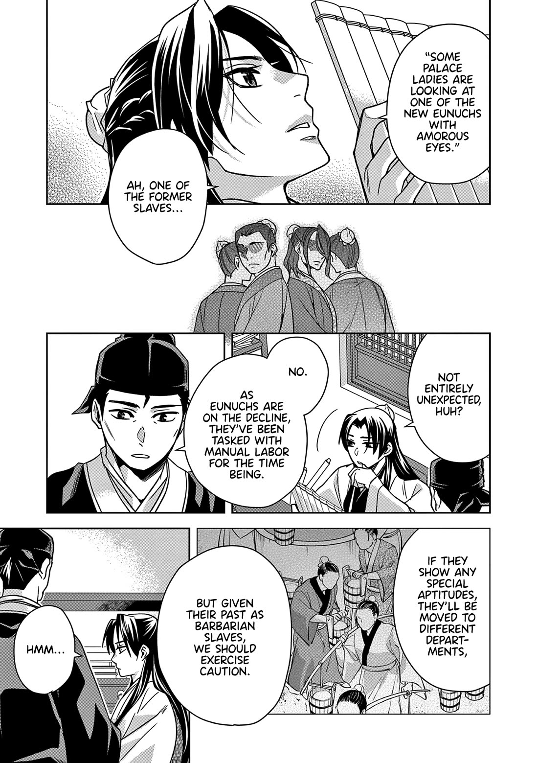 Kusuriya no Hitorigoto - Maomao no Koukyuu Nazotoki Techou Chapter 57 page 15 - Chapter 57: The Rumored Eunuch