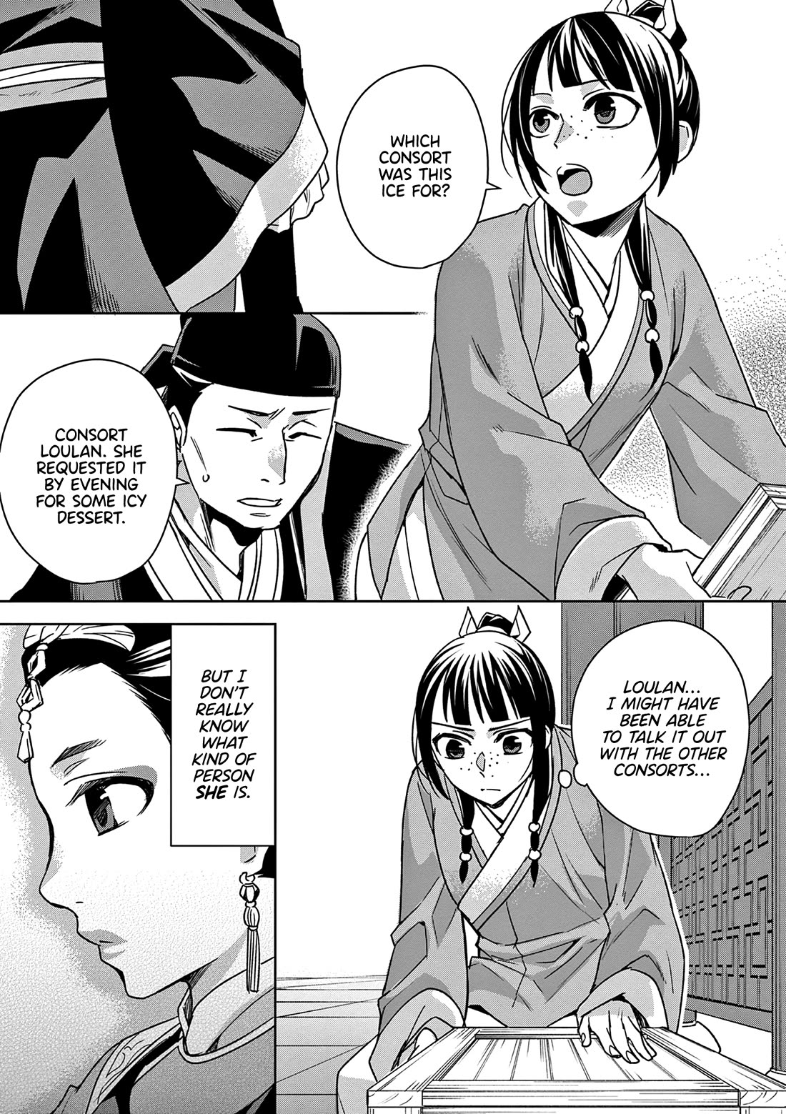 Kusuriya no Hitorigoto - Maomao no Koukyuu Nazotoki Techou Chapter 57 page 27 - Chapter 57: The Rumored Eunuch