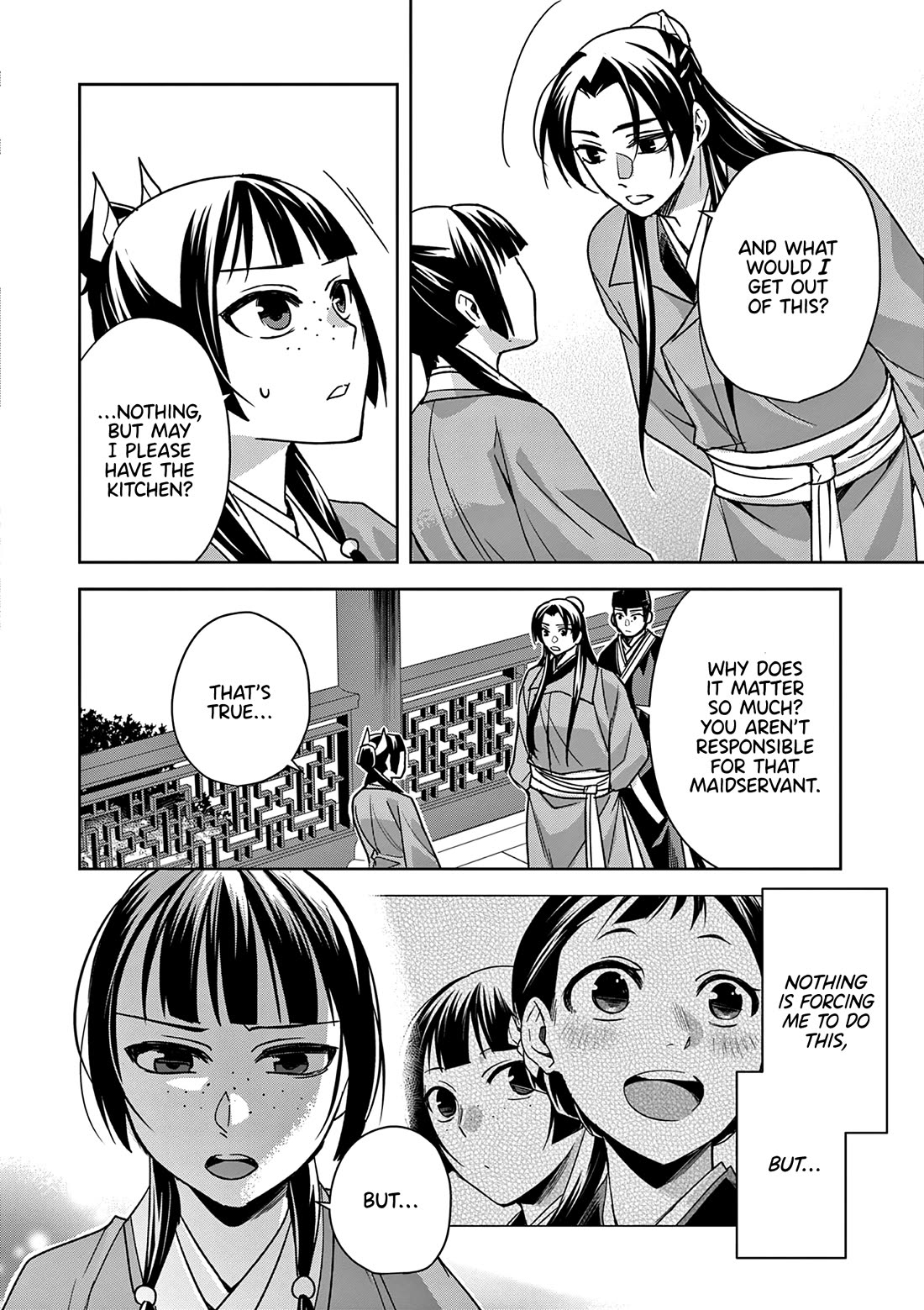 Kusuriya no Hitorigoto - Maomao no Koukyuu Nazotoki Techou Chapter 57 page 32 - Chapter 57: The Rumored Eunuch