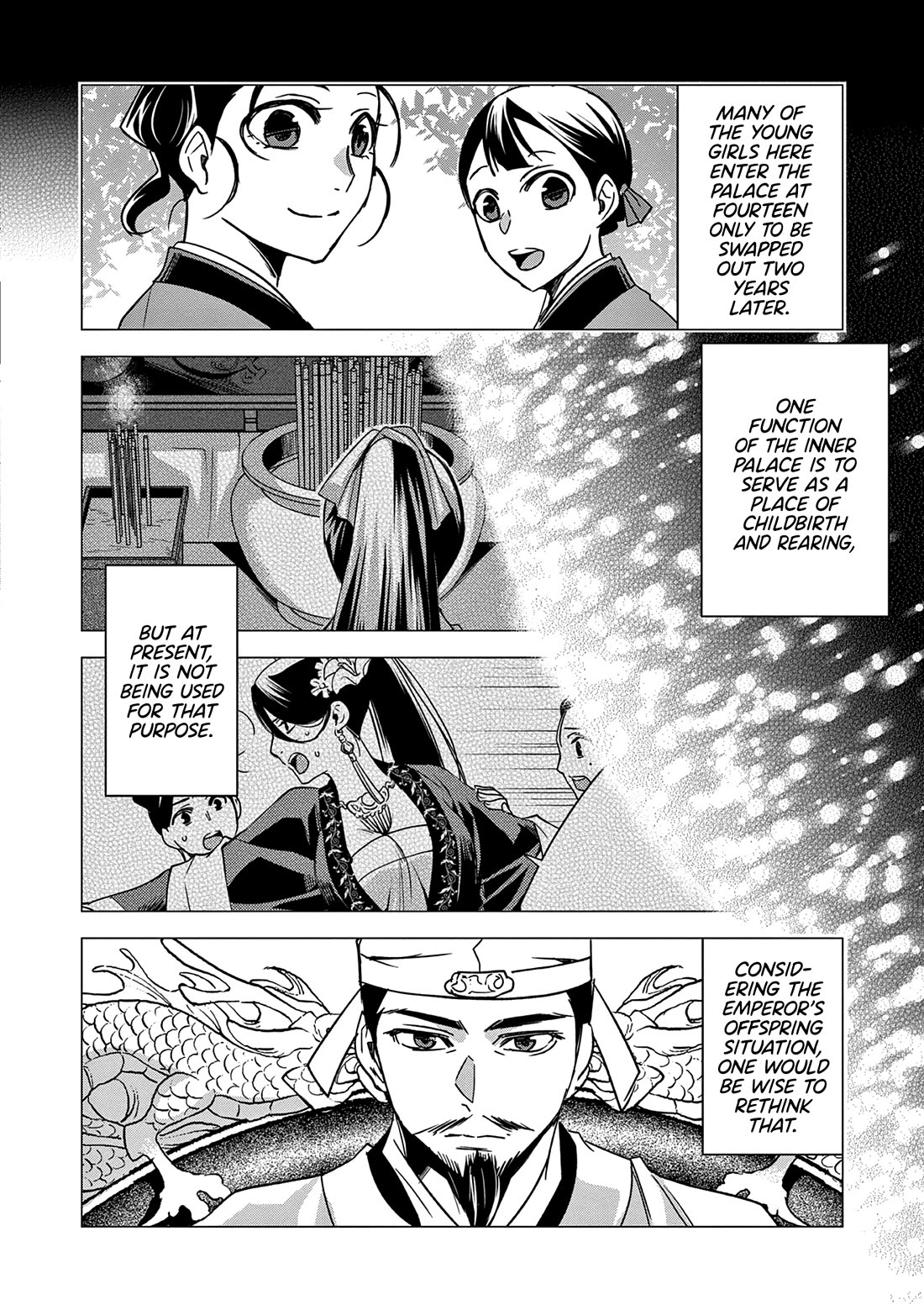 Kusuriya no Hitorigoto - Maomao no Koukyuu Nazotoki Techou Chapter 59 page 10 - Chapter 59: Luomen