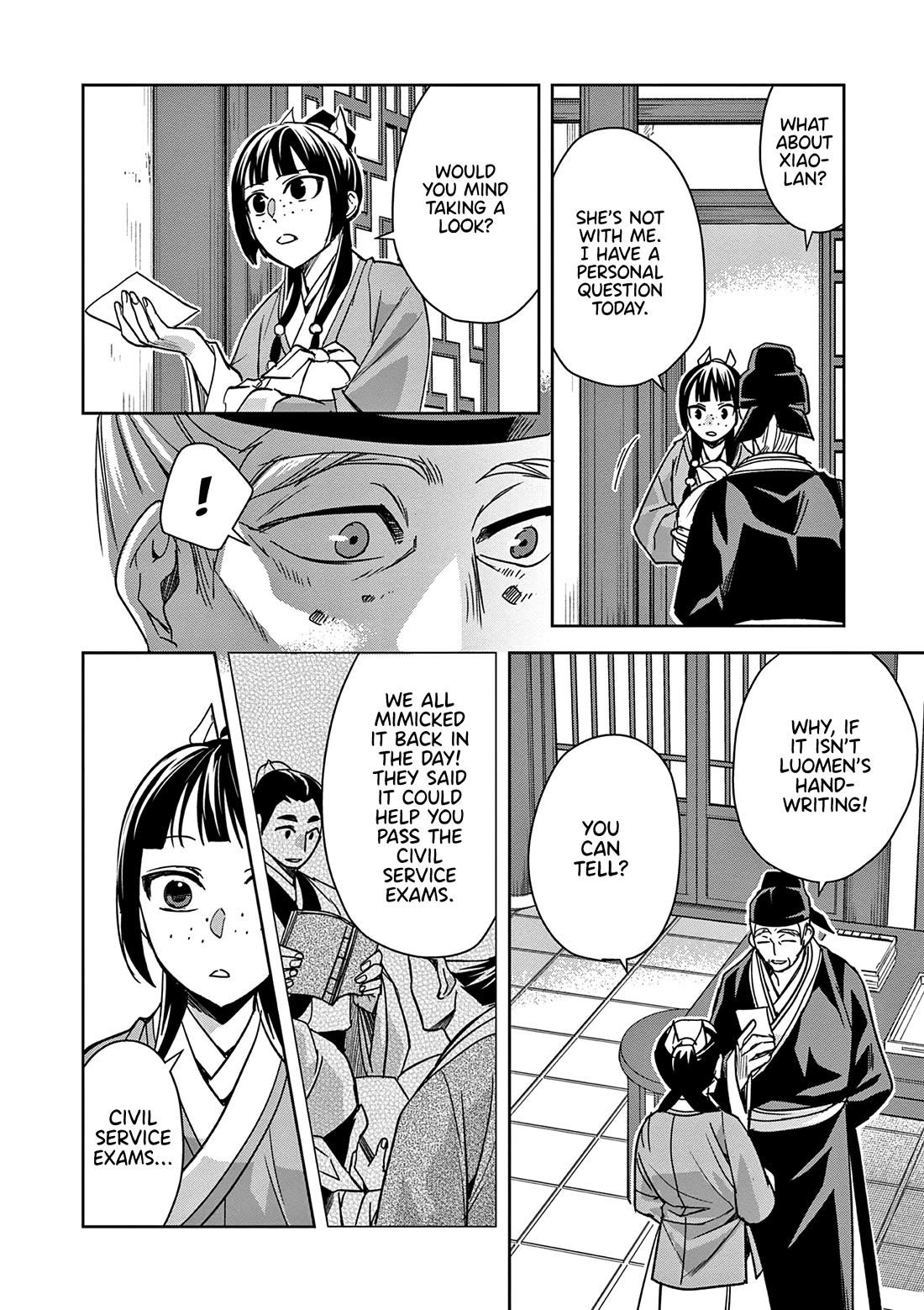 Kusuriya no Hitorigoto - Maomao no Koukyuu Nazotoki Techou Chapter 59 page 20 - Chapter 59: Luomen