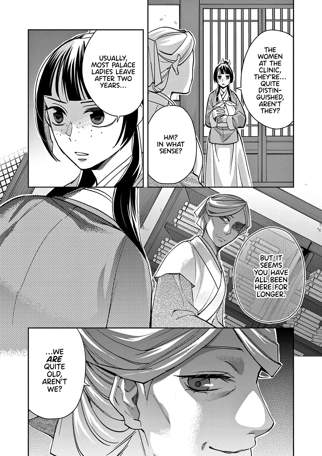 Kusuriya no Hitorigoto - Maomao no Koukyuu Nazotoki Techou Chapter 59 page 32 - Chapter 59: Luomen