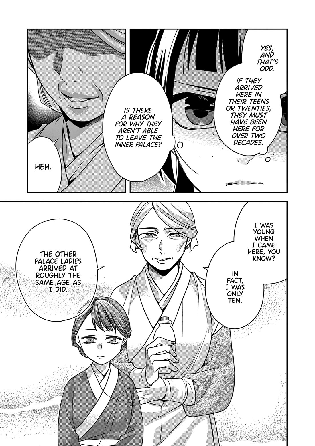 Kusuriya no Hitorigoto - Maomao no Koukyuu Nazotoki Techou Chapter 59 page 33 - Chapter 59: Luomen