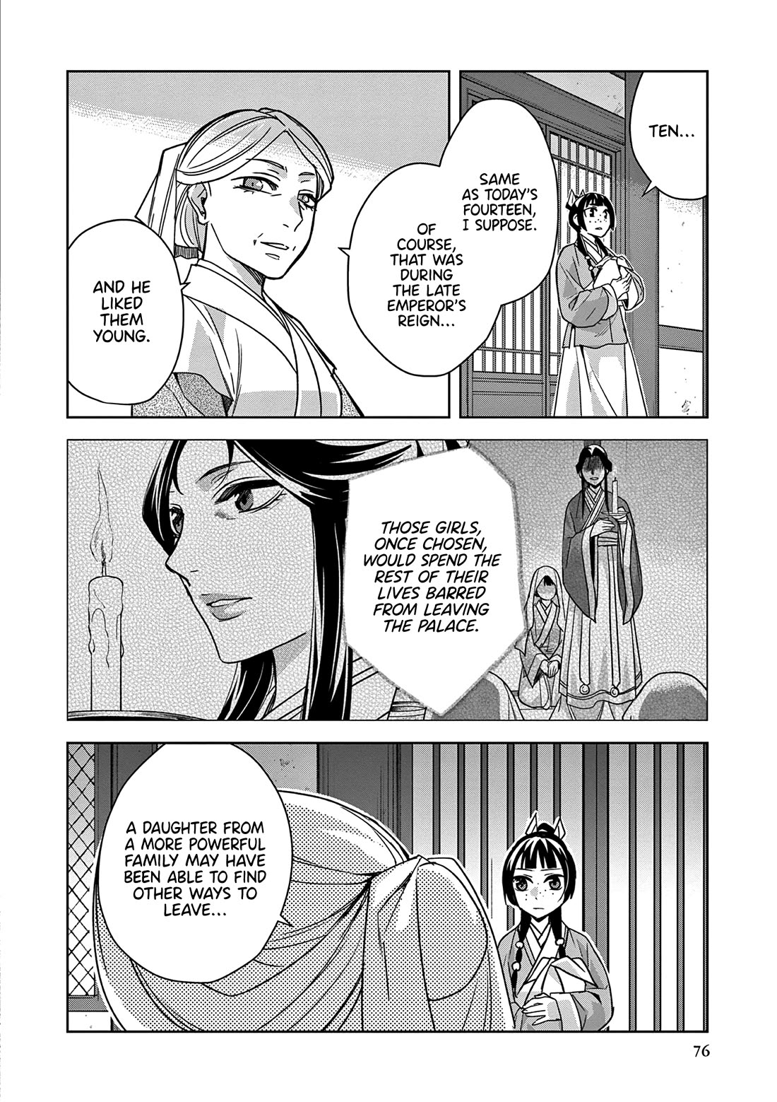 Kusuriya no Hitorigoto - Maomao no Koukyuu Nazotoki Techou Chapter 59 page 34 - Chapter 59: Luomen