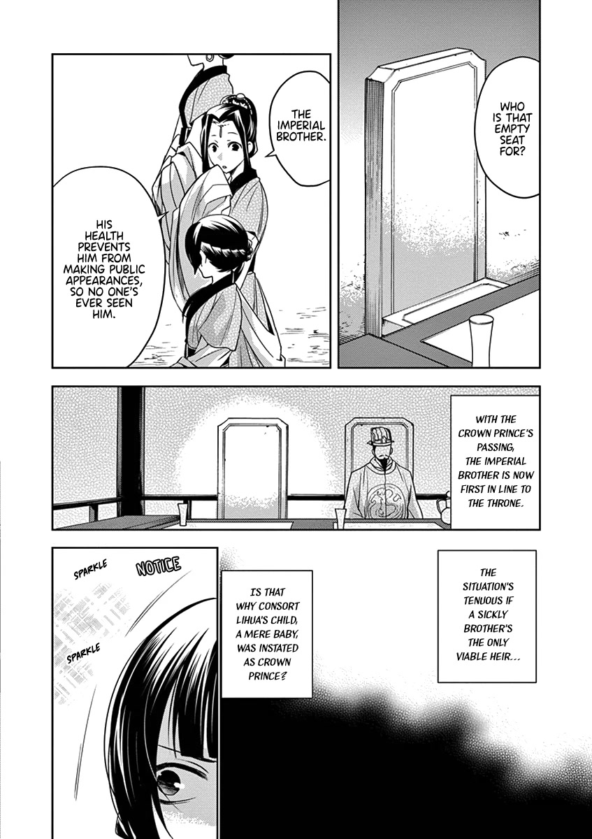 Kusuriya no Hitorigoto - Maomao no Koukyuu Nazotoki Techou Chapter 6 page 22 - Chapter 6: The Garden Party