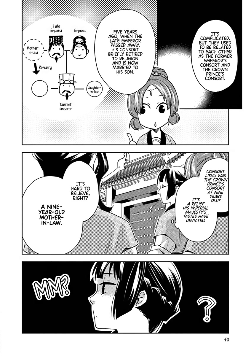 Kusuriya no Hitorigoto - Maomao no Koukyuu Nazotoki Techou Chapter 6 page 39 - Chapter 6: The Garden Party