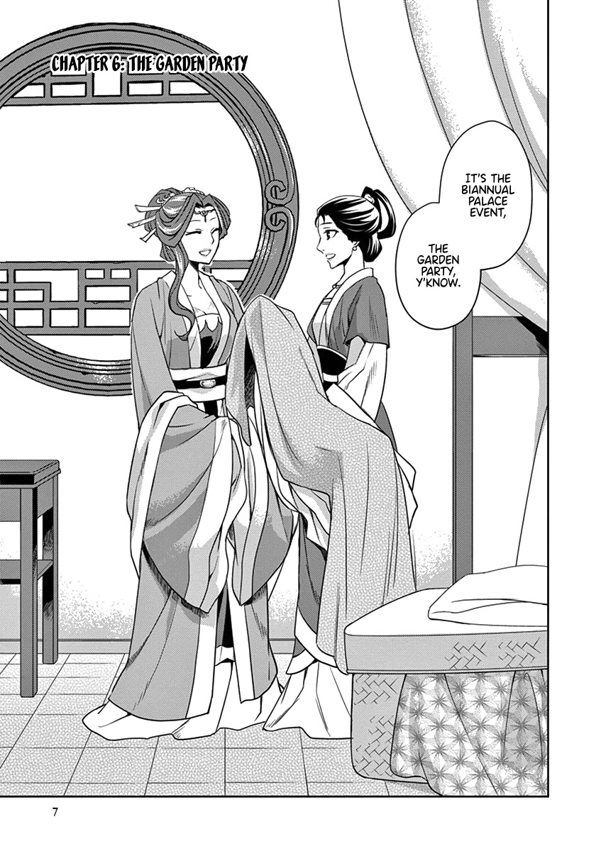 Kusuriya no Hitorigoto - Maomao no Koukyuu Nazotoki Techou Chapter 6 page 8 - Chapter 6: The Garden Party