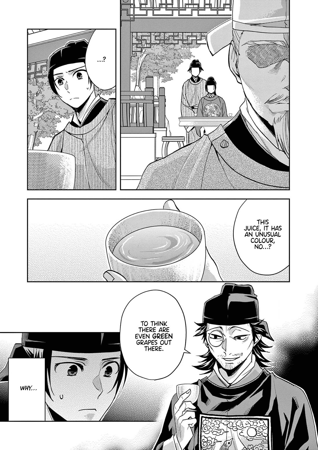 Kusuriya no Hitorigoto - Maomao no Koukyuu Nazotoki Techou Chapter 61 page 15 - Chapter 61: Fox vs Raccoon Dog: A Game of Wits
