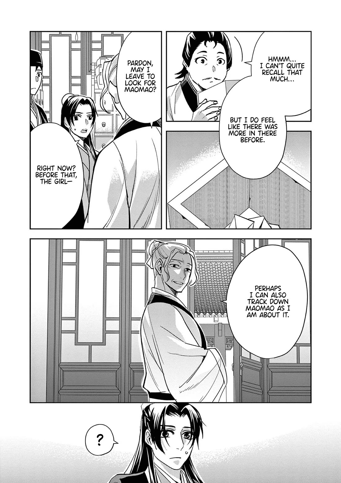 Kusuriya no Hitorigoto - Maomao no Koukyuu Nazotoki Techou Chapter 61 page 30 - Chapter 61: Fox vs Raccoon Dog: A Game of Wits