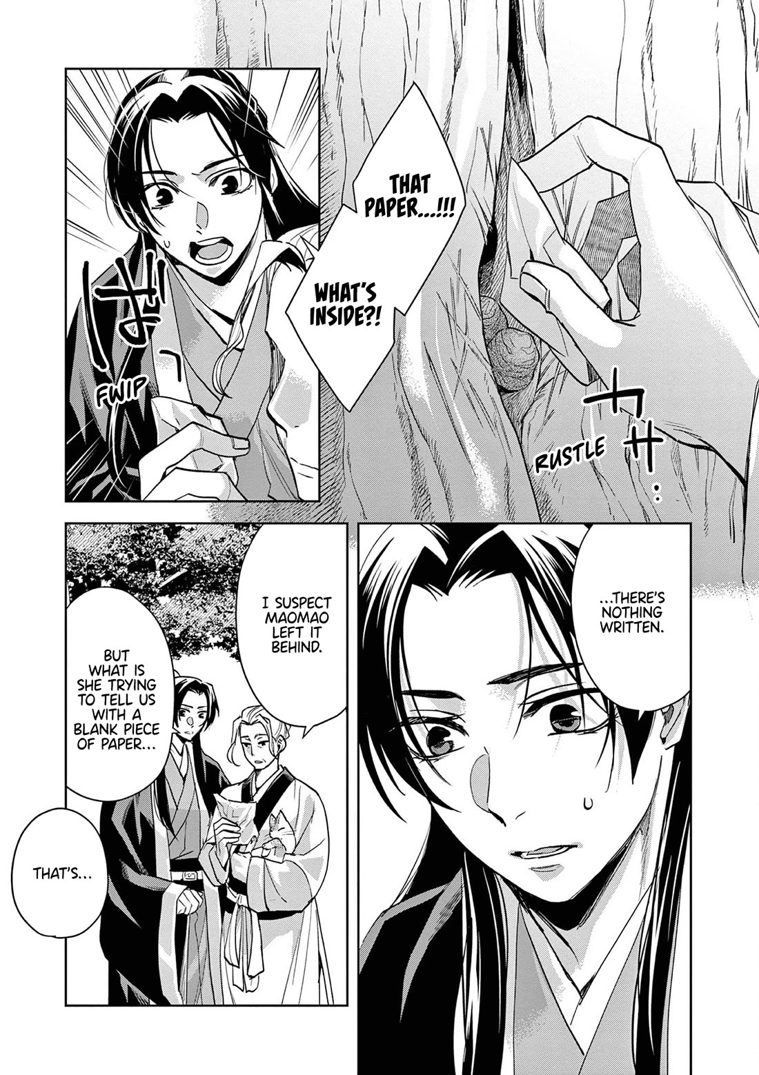 Kusuriya no Hitorigoto - Maomao no Koukyuu Nazotoki Techou Chapter 61 page 35 - Chapter 61: Fox vs Raccoon Dog: A Game of Wits