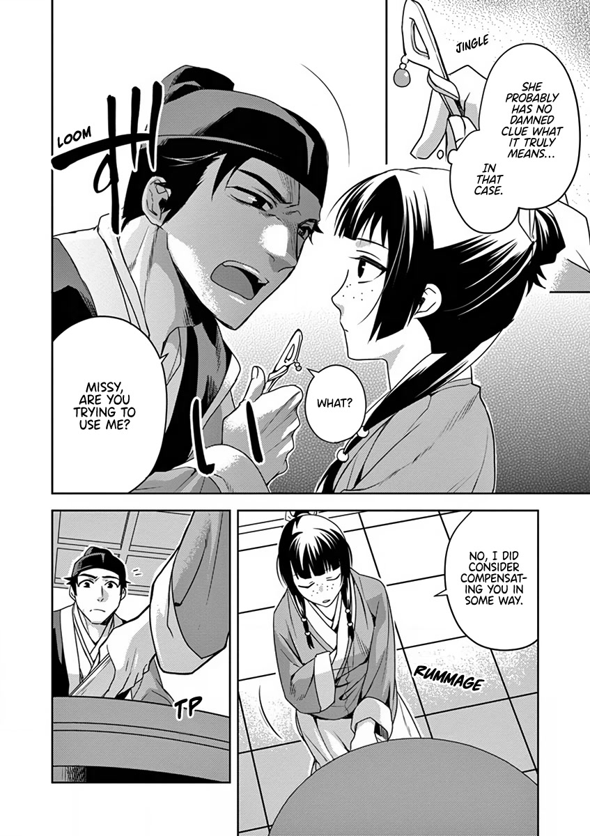 Kusuriya no Hitorigoto - Maomao no Koukyuu Nazotoki Techou Chapter 8 page 10 - Chapter 8: Home Visit