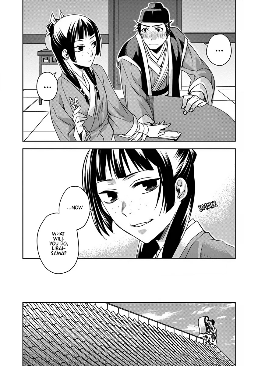 Kusuriya no Hitorigoto - Maomao no Koukyuu Nazotoki Techou Chapter 8 page 15 - Chapter 8: Home Visit