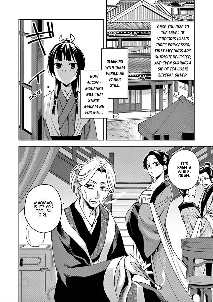 Kusuriya no Hitorigoto - Maomao no Koukyuu Nazotoki Techou Chapter 8 page 19 - Chapter 8: Home Visit