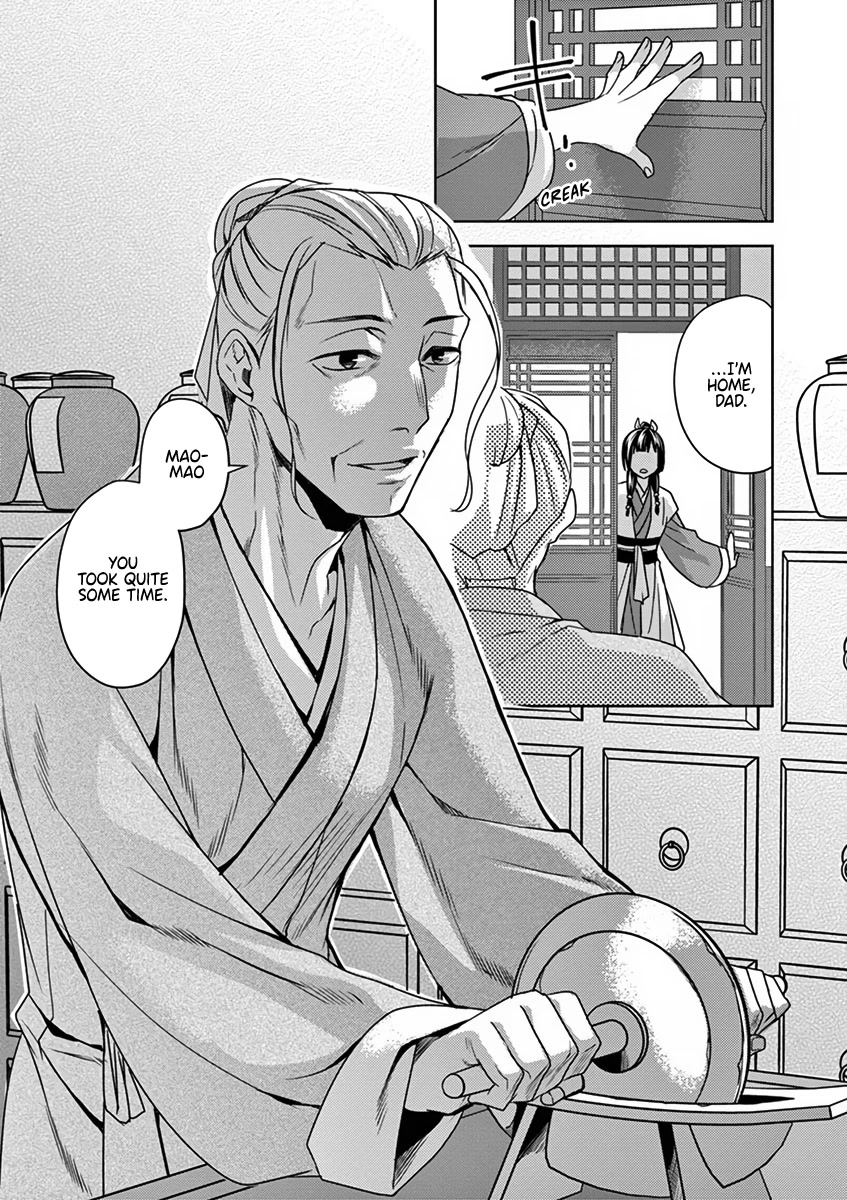 Kusuriya no Hitorigoto - Maomao no Koukyuu Nazotoki Techou Chapter 8 page 25 - Chapter 8: Home Visit