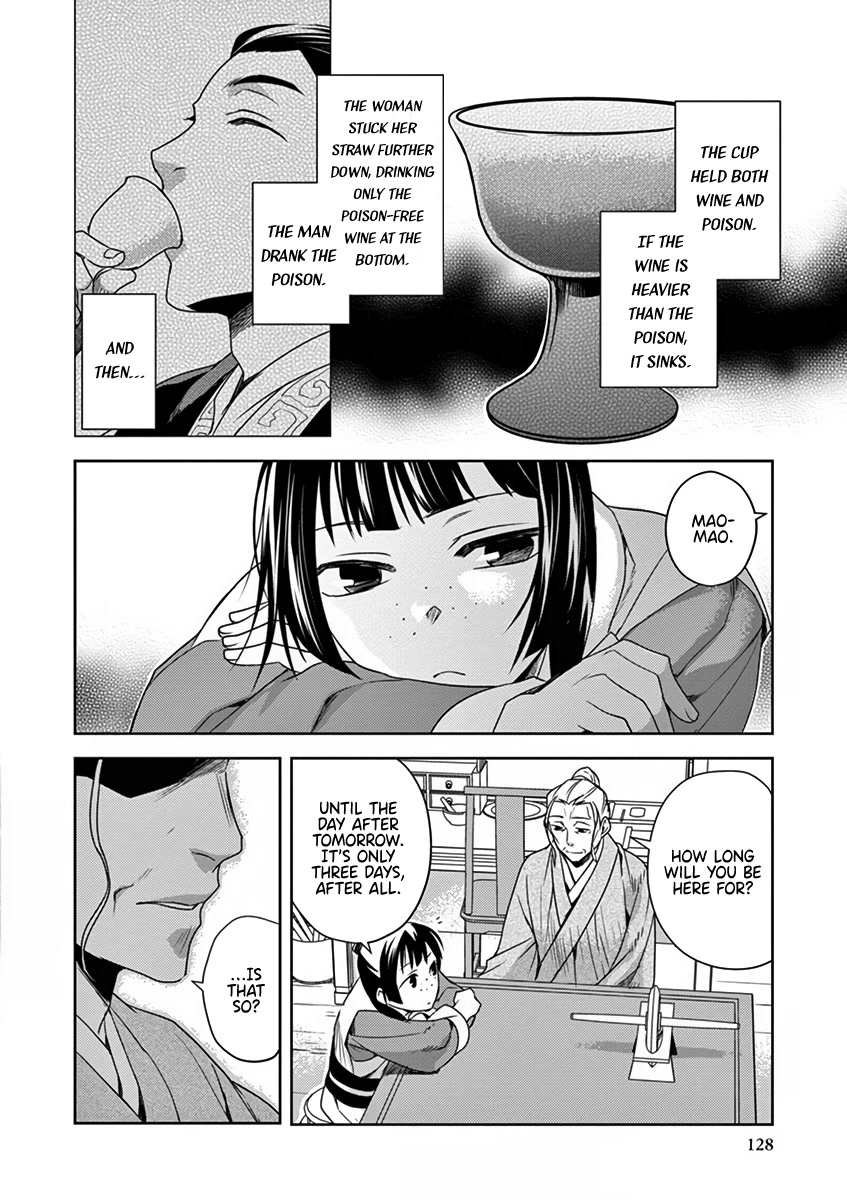 Kusuriya no Hitorigoto - Maomao no Koukyuu Nazotoki Techou Chapter 8 page 40 - Chapter 8: Home Visit